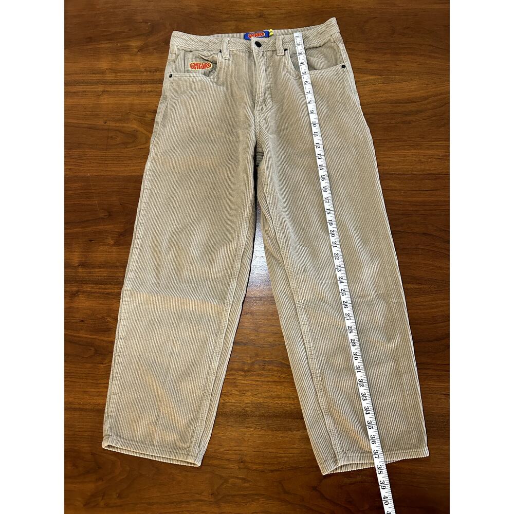 Khaki Tan Empyre Loose Fit Straight Leg Corduroy Pants | Skater - (Men's 30) - Picture 4 of 9